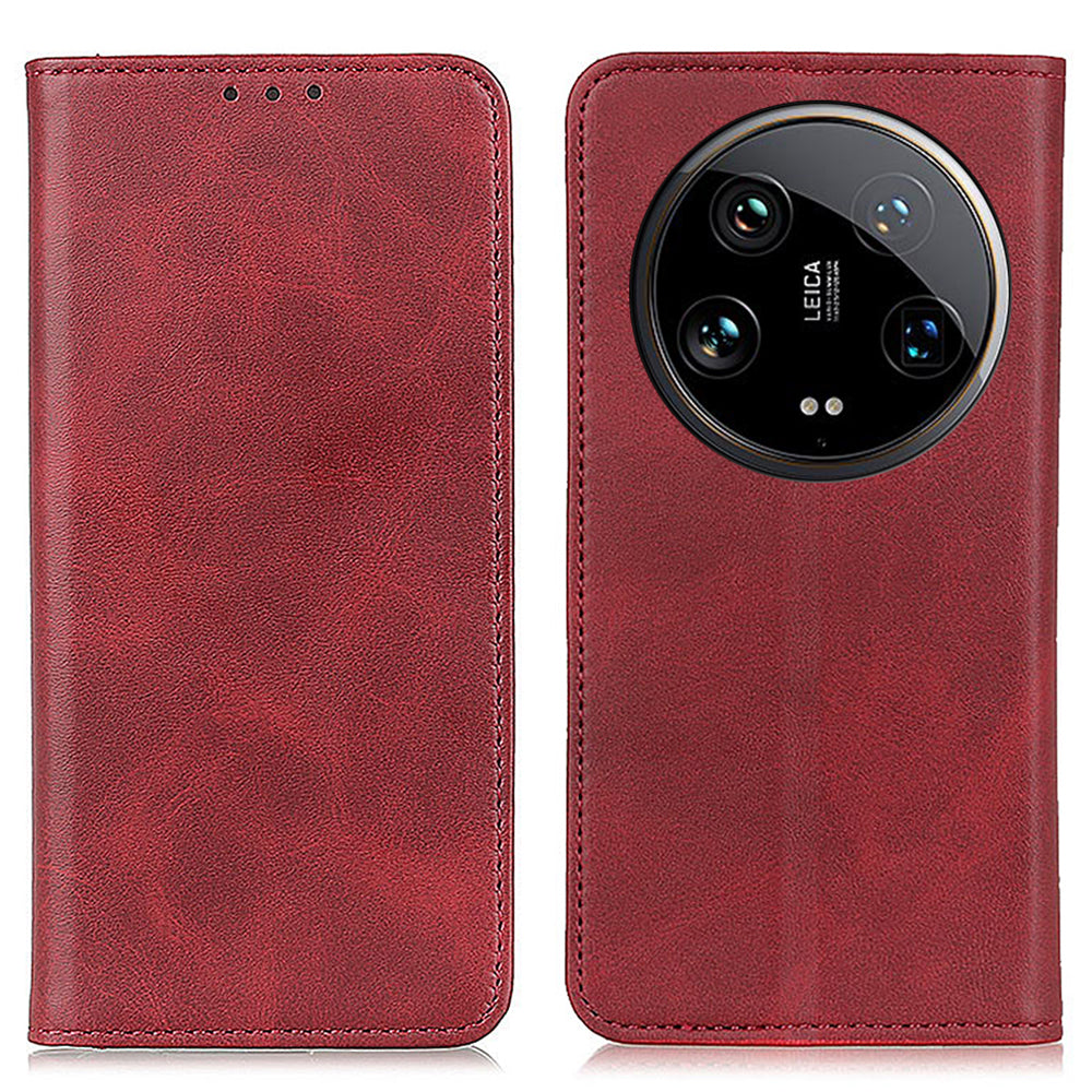 For Xiaomi 14 Ultra Magnetic Case Split Leather+TPU Flip Stand Phone Cover For Xiaomi 14 Ultra Magnetic Case Split Leather+TPU Flip Stand Phone Cover